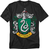 Harry Potter Slytherin Crest Men's 18/1 Cotton Short-Sleeve T-Shirt