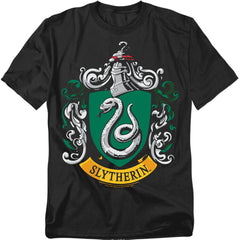 Harry Potter Slytherin Crest Men's 18/1 Cotton Short-Sleeve T-Shirt
