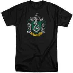 Harry Potter Slytherin Crest Men's 18/1 Tall Cotton Short-Sleeve T-Shirt