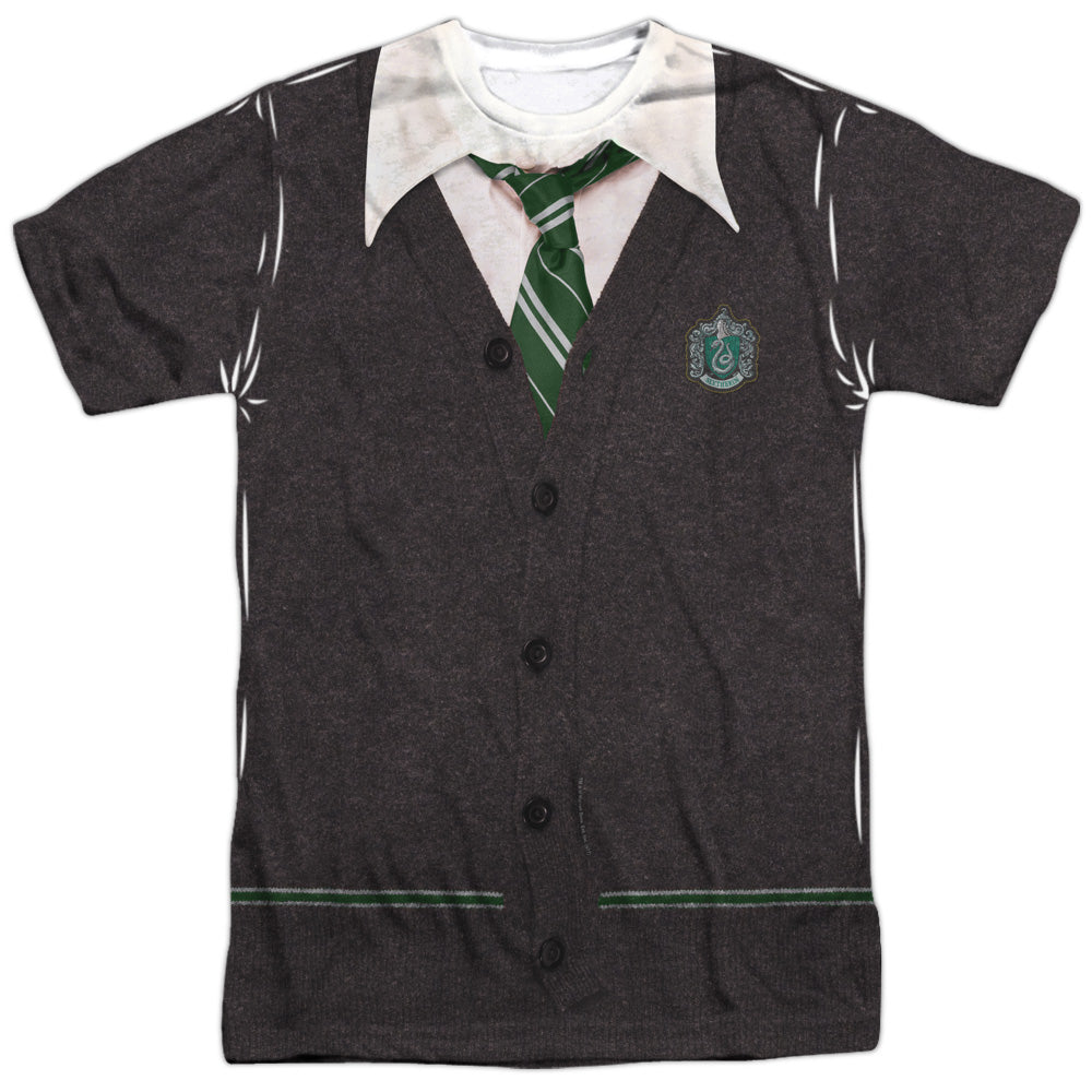 Harry Potter Slytherin Uniform Men's Regular Fit Polyester Short-Sleeve T-Shirt