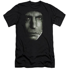 Harry Potter Snape Head Men's Ultra-Soft 30/1 Cotton Slim Short-Sleeve T-Shirt