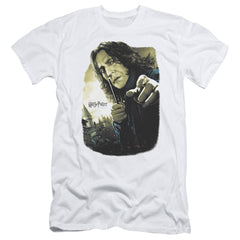 Harry Potter Snape Poster Men's Ultra-Soft 30/1 Cotton Slim Short-Sleeve T-Shirt