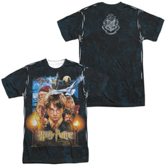 Harry Potter The Beginning (Front/Back Print) Men's Regular Fit Polyester Short-Sleeve T-Shirt
