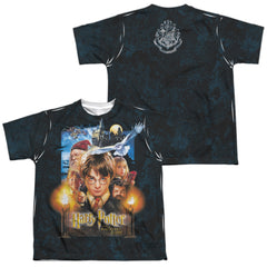 Harry Potter The Beginning (Front/Back Print) Youth Regular Fit Poly Short-Sleeve T-Shirt
