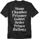Harry Potter Titles Men's 18/1 Cotton Short-Sleeve T-Shirt