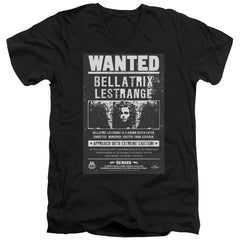 Harry Potter Wanted Bellatrix Men's 30/1 Cotton Slim V-Neck T-Shirt