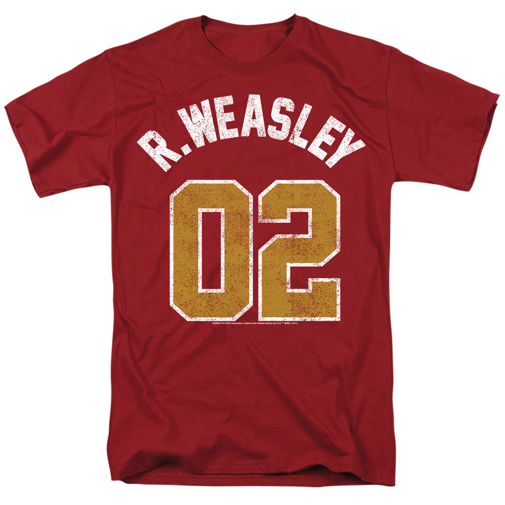 Harry Potter Weasley Jersey Men's 18/1 Cotton Short-Sleeve T-Shirt
