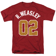 Harry Potter Weasley Jersey Men's 18/1 Cotton Short-Sleeve T-Shirt