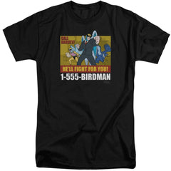 Harvey Birdman Birdman Ad Men's 18/1 Tall Cotton Short-Sleeve T-Shirt