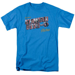 Hawaii 5 0 Be Here Men's 18/1 Cotton Short-Sleeve T-Shirt