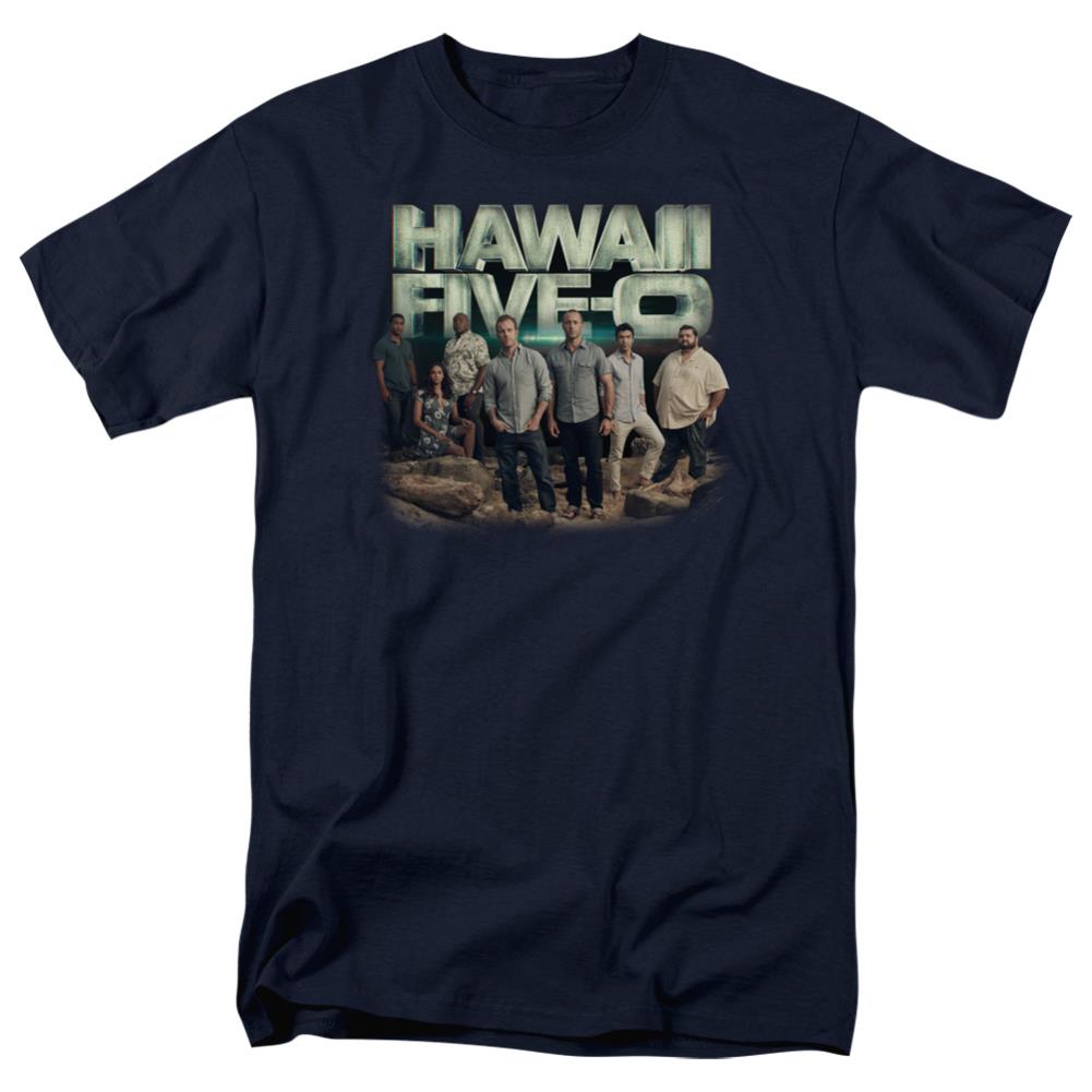 Hawaii 5 0 Cast Men's 18/1 Cotton Short-Sleeve T-Shirt