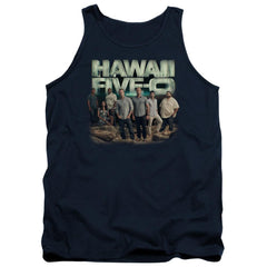 Hawaii 5 0 Cast Men's 18/1 Cotton Tank Top