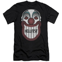 Hell Fest Facade Men's Ultra-Soft 30/1 Cotton Slim Short-Sleeve T-Shirt