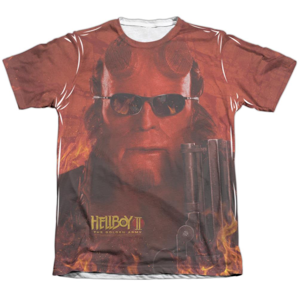 Hellboy II Big Red Men's Regular Fit Poly Cotton Short-Sleeve T-Shirt