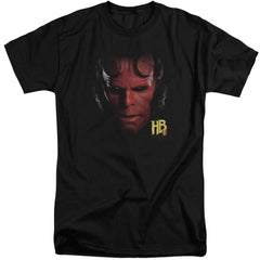 Hellboy II Hellboy Head Men's 18/1 Tall Cotton Short-Sleeve T-Shirt