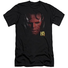 Hellboy II Hellboy Head Men's Ultra-Soft 30/1 Cotton Slim Short-Sleeve T-Shirt