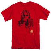 Hellboy II Splatter Gun Men's 18/1 Cotton Short-Sleeve T-Shirt