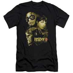 Hellboy II Ungodly Creatures Men's Ultra-Soft 30/1 Cotton Slim Short-Sleeve T-Shirt