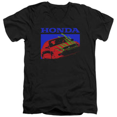Honda Civic Bold Men's 30/1 Cotton Slim V-Neck T-Shirt