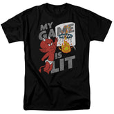 Hot Stuff Game Is Lit Men's 18/1 Cotton Short-Sleeve T-Shirt