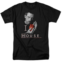 House I Heart House Men's 18/1 Cotton Short-Sleeve T-Shirt