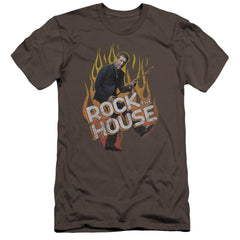 House Rock The House Men's Ultra-Soft 30/1 Cotton Slim Short-Sleeve T-Shirt