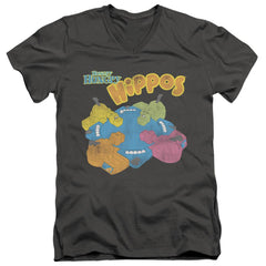 Hungry Hungry Hippos Ready To Play Men's 30/1 Cotton Slim V-Neck T-Shirt