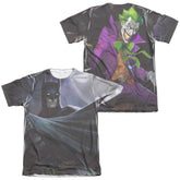 Infinite Crisis Batman VS Joker (Front/Back Print) Men's Regular Fit Poly Cotton Short-Sleeve T-Shirt