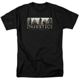 Injustice Gods Among Us Logo Men's 18/1 Cotton Short-Sleeve T-Shirt