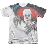 It (1990) Pennywise It Men's Regular Fit Poly Cotton Short-Sleeve T-Shirt