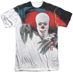 It (1990) Pennywise It Men's Regular Fit Polyester Short-Sleeve T-Shirt