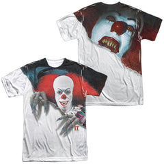 It (1990) Pennywise It Men's Regular Fit Polyester Short-Sleeve T-Shirt