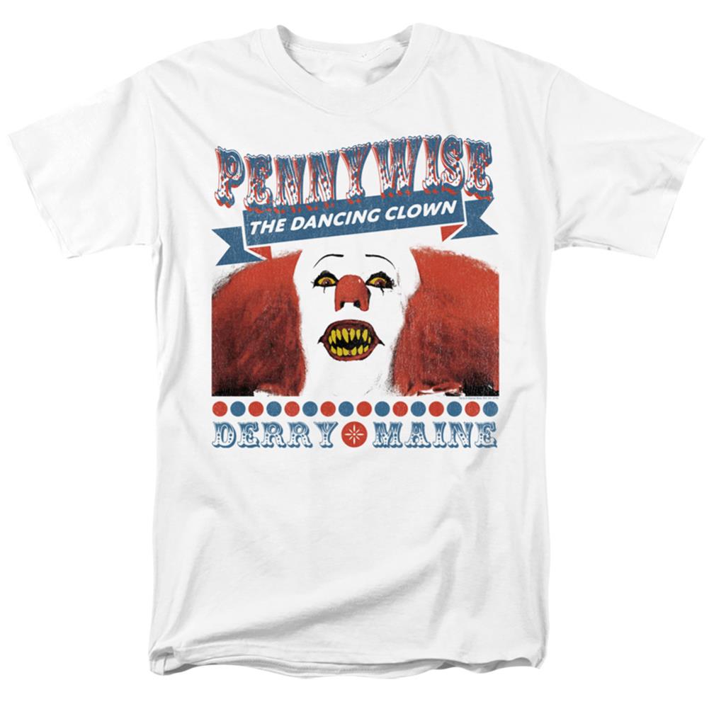 It (1990) The Dancing Clown Men's 18/1 Cotton Short-Sleeve T-Shirt