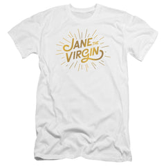 Jane The Virgin Golden Logo Men's Ultra-Soft 30/1 Cotton Slim Short-Sleeve T-Shirt