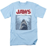 Jaws Graphic Poster Men's 18/1 Cotton Short-Sleeve T-Shirt