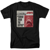 Jaws Terror Men's 18/1 Cotton Short-Sleeve T-Shirt
