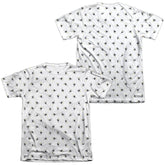 Johnny Bravo Bravo All Over (Front/Back Print) Men's Regular Fit Poly Cotton Short-Sleeve T-Shirt