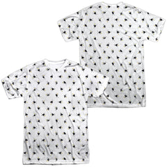 Johnny Bravo Bravo All Over (Front/Back Print) Men's Regular Fit Polyester Short-Sleeve T-Shirt