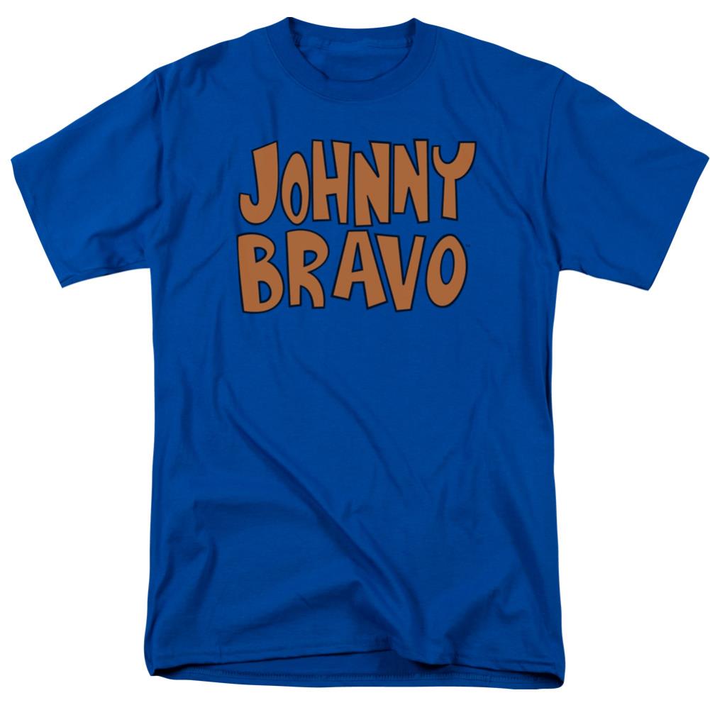 Johnny Bravo JB Logo Men's 18/1 Cotton Short-Sleeve T-Shirt