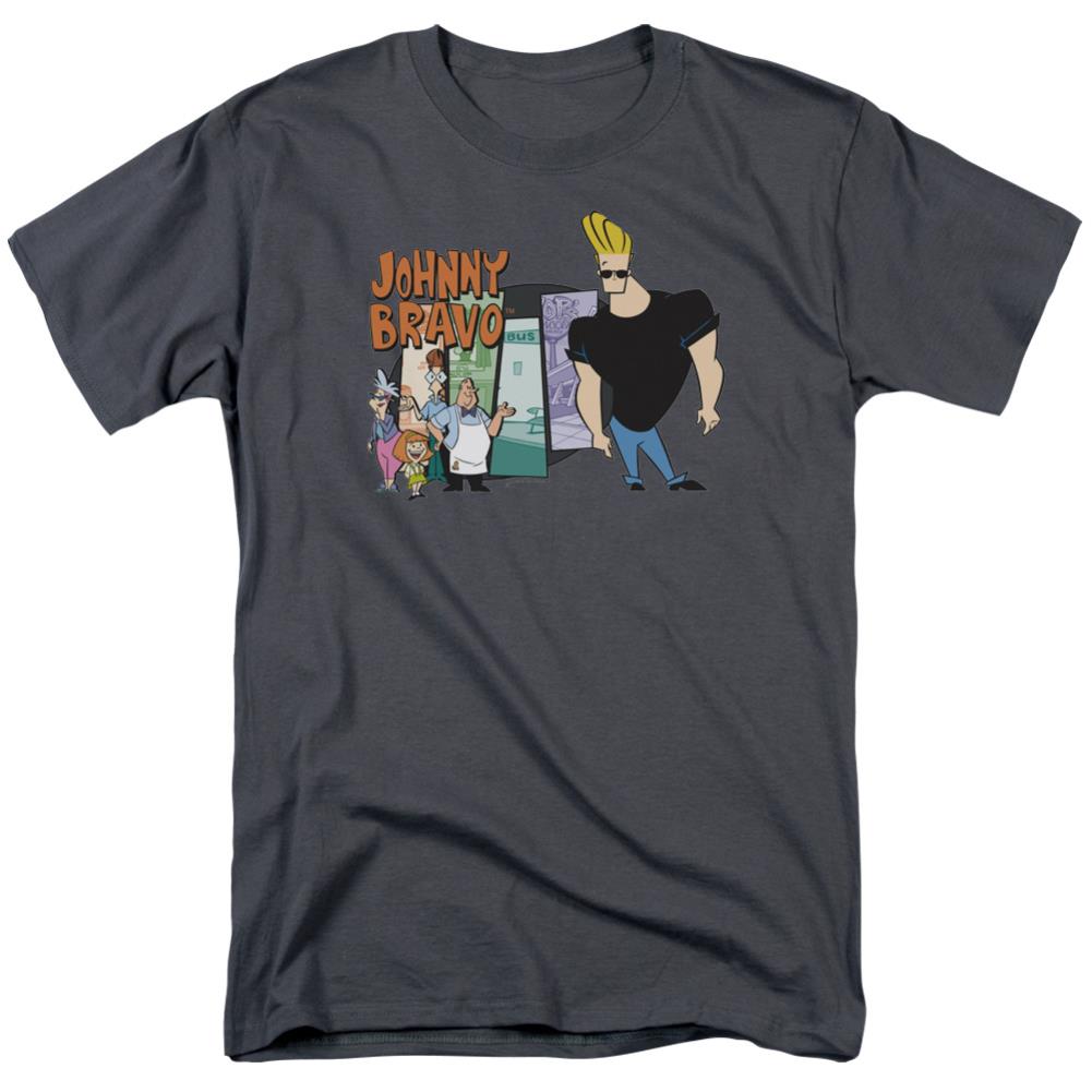 Johnny Bravo Johnny & Friends Men's 18/1 Cotton Short-Sleeve T-Shirt