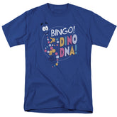 Jurassic Park Bingo Dino Dna Men's 18/1 Cotton Short-Sleeve T-Shirt
