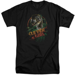 Jurassic Park Clever Girl Men's 18/1 Tall Cotton Short-Sleeve T-Shirt