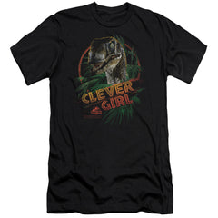 Jurassic Park Clever Girl Men's Ultra-Soft 30/1 Cotton Slim Short-Sleeve T-Shirt