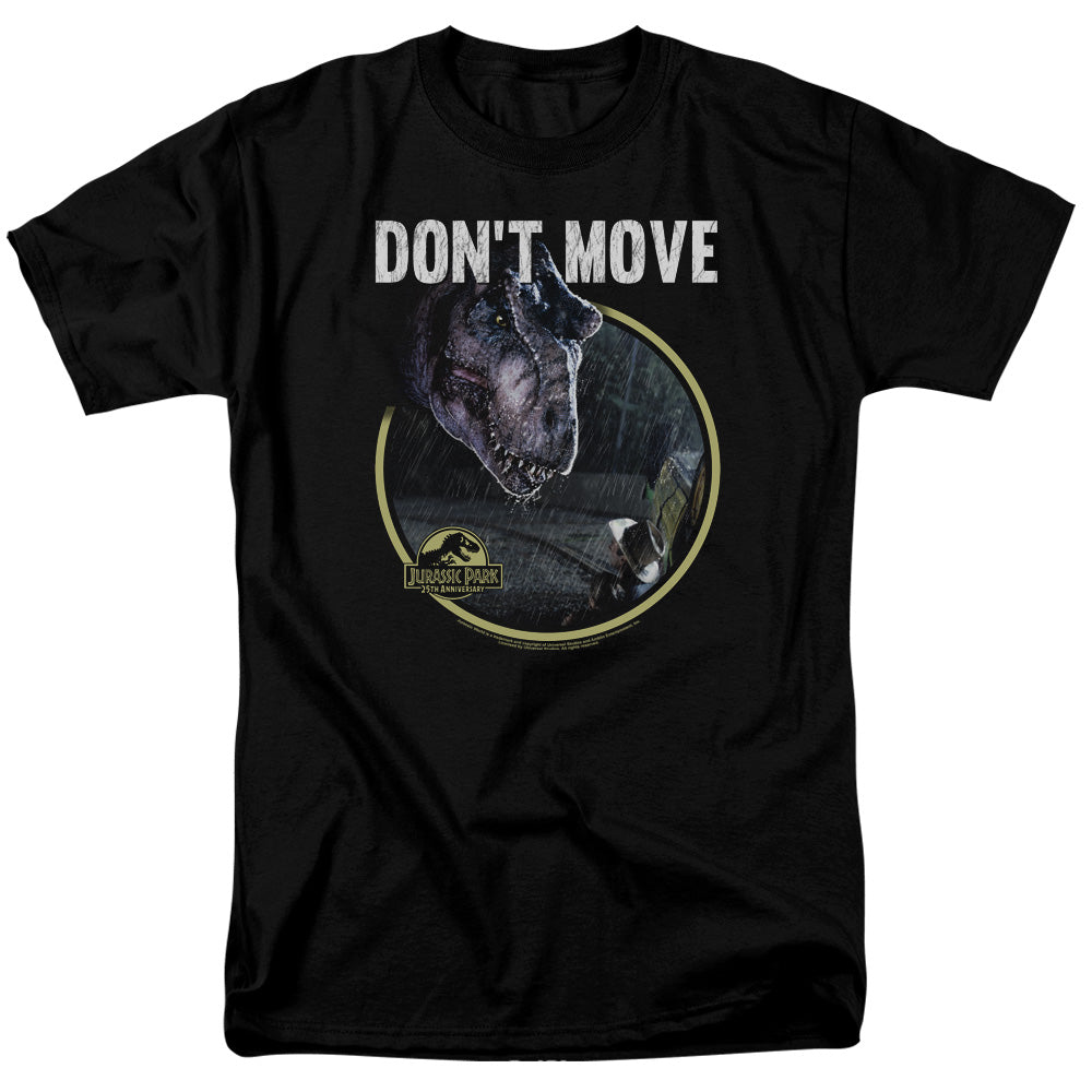 Jurassic Park Don't Move Men's 18/1 Cotton Short-Sleeve T-Shirt