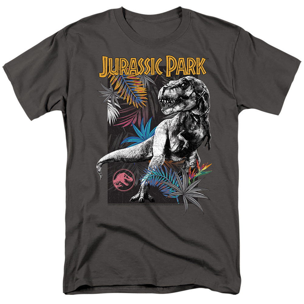 Jurassic Park Foliage Men's 18/1 Cotton Short-Sleeve T-Shirt