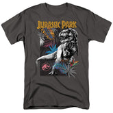 Jurassic Park Foliage Men's 18/1 Cotton Short-Sleeve T-Shirt