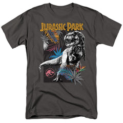 Jurassic Park Foliage Men's 18/1 Cotton Short-Sleeve T-Shirt