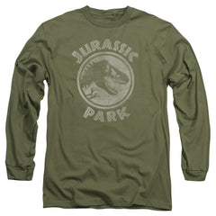 Jurassic Park JP Stamp Men's 18/1 Cotton Long-Sleeve T-Shirt