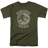 Jurassic Park JP Stamp Men's 18/1 Cotton Short-Sleeve T-Shirt