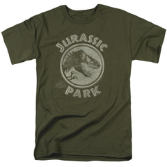 Jurassic Park JP Stamp Men's 18/1 Cotton Short-Sleeve T-Shirt